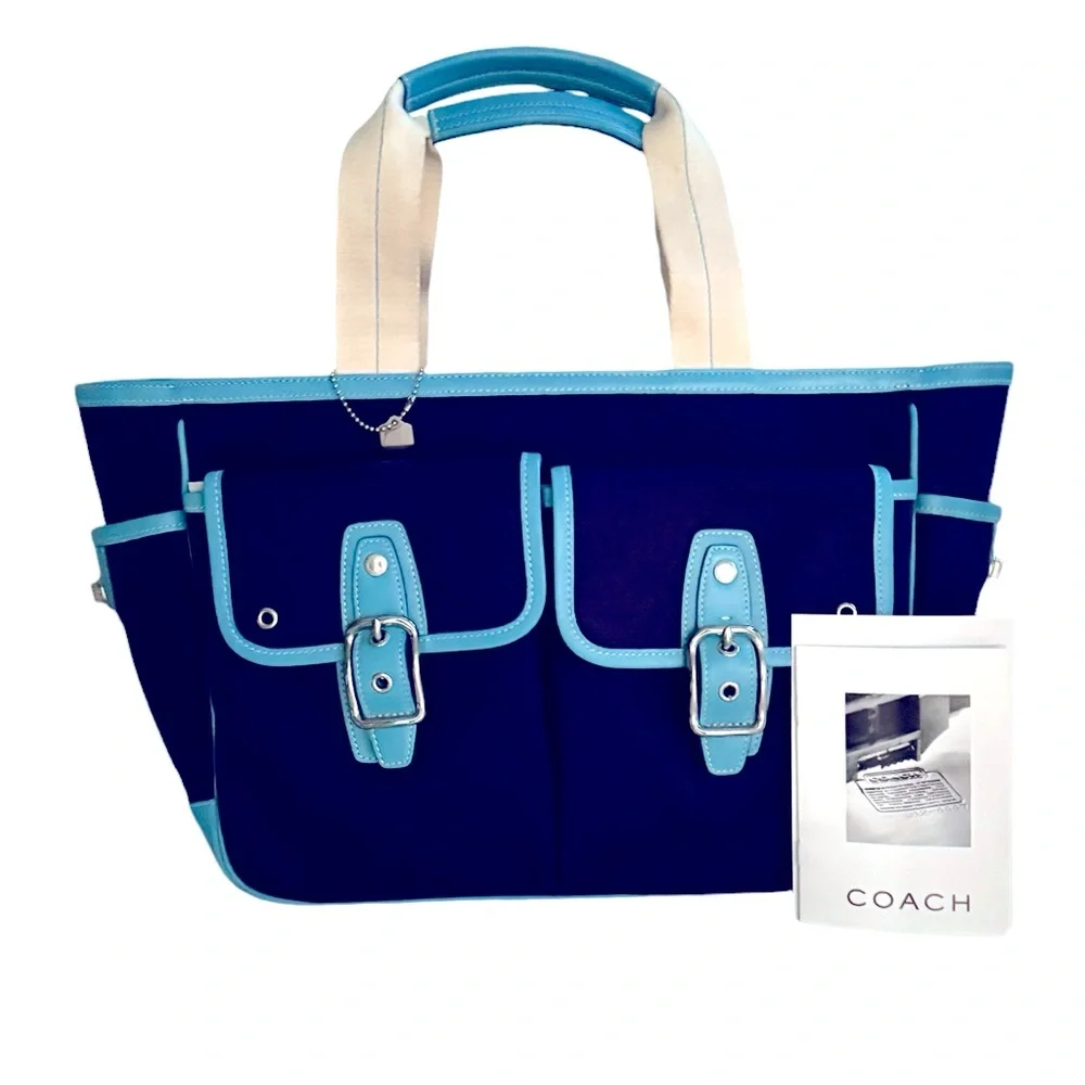 Coach hampton navy